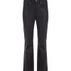 JEANNE VOULAND Pantalon Gabryel Cropped Flare Similicuir Noir 16