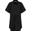 SEE BY CHLOE Robe Denim Coton Noir 16