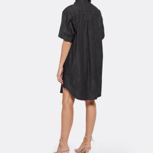 SEE BY CHLOE Robe Denim Coton Noir 12