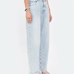 MOUSSY VINTAGE Jean Blue Villas Wide Denim Bleu Clair 20