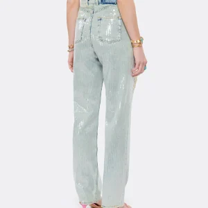 GOLDEN GOOSE Jean Denim Sequins Bleu 17