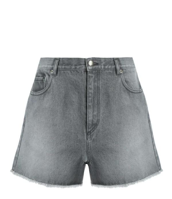 JEANNE VOULAND Short Heda Denim Gris Stone 1