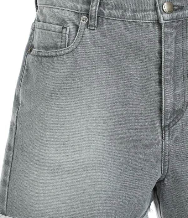 JEANNE VOULAND Short Heda Denim Gris Stone 3