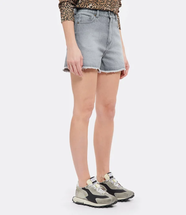 JEANNE VOULAND Short Heda Denim Gris Stone 5