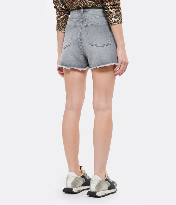 JEANNE VOULAND Short Heda Denim Gris Stone 6