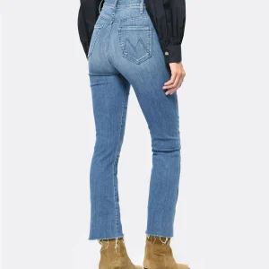 MOTHER Jean The Hustler Ankle Fray Denim Sorry I’m Staring 16